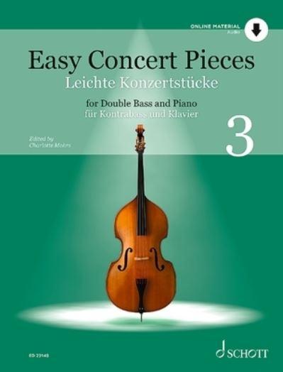 Easy Concert Pieces Volume 3 For Double Bass and Piano Editi