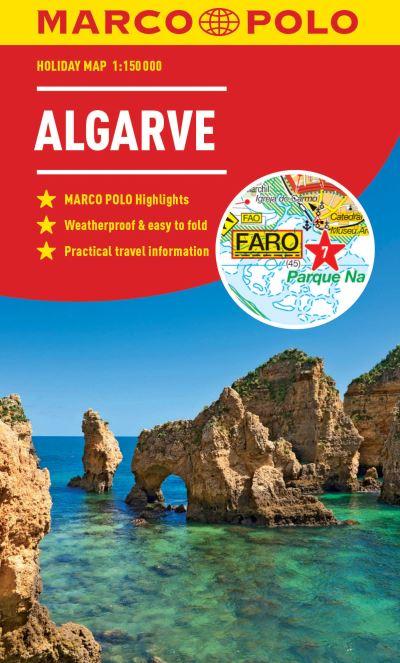 Buy Algarve, Portugal South Marco Polo Map by Marco Polo With Free Delivery